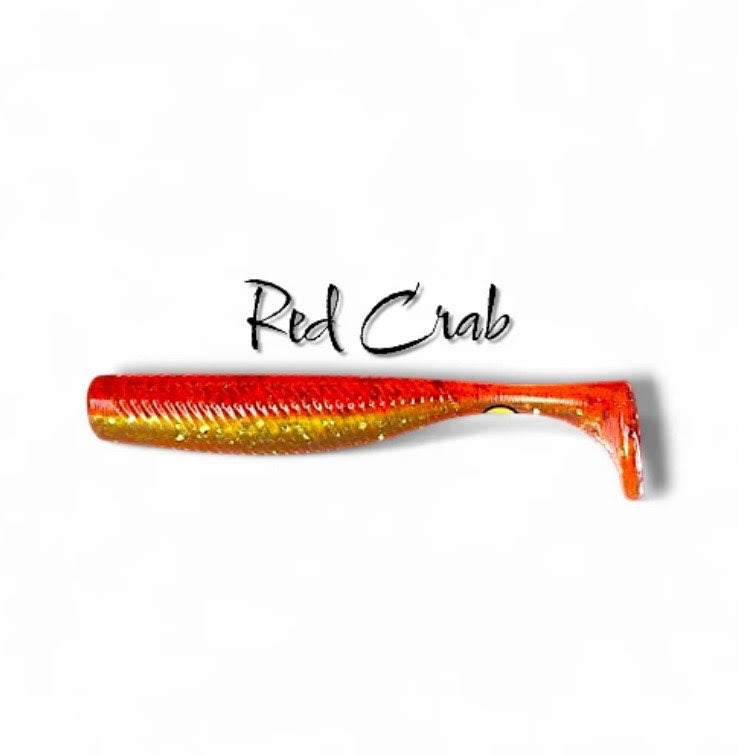 Red Crab Paddle Tail 5"