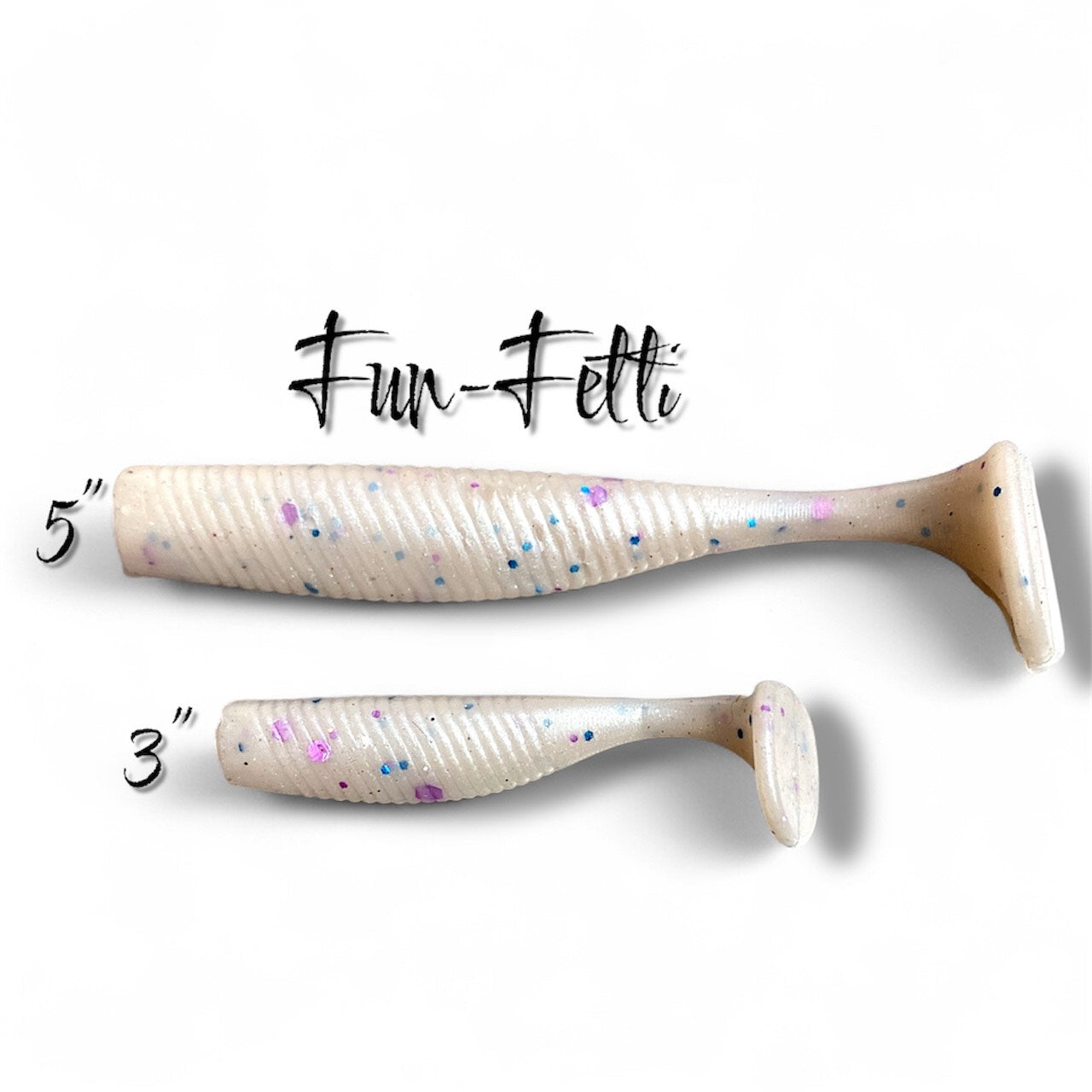 Fun-fetti Paddle tail 5 Pack (limited batch)