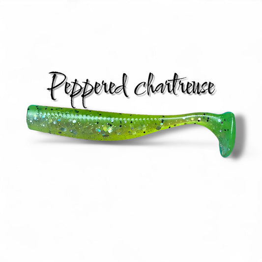 Peppered Chartreuse Paddle Tail