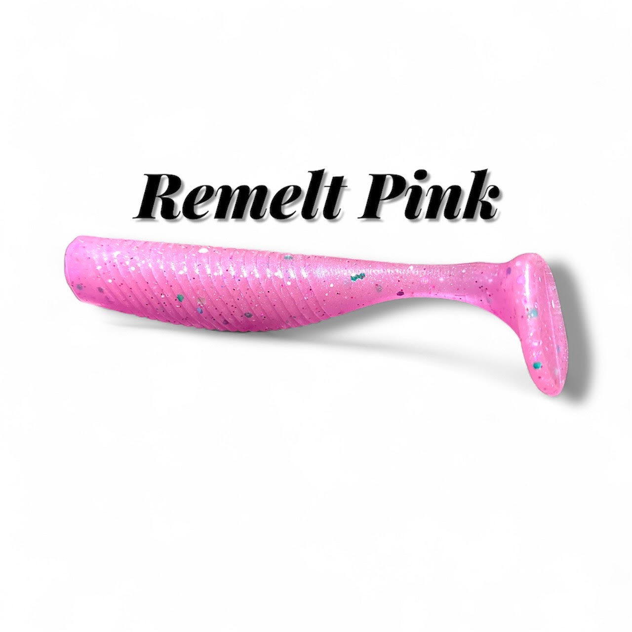 Remelt Pink 3" Paddle Tail 5 Pack